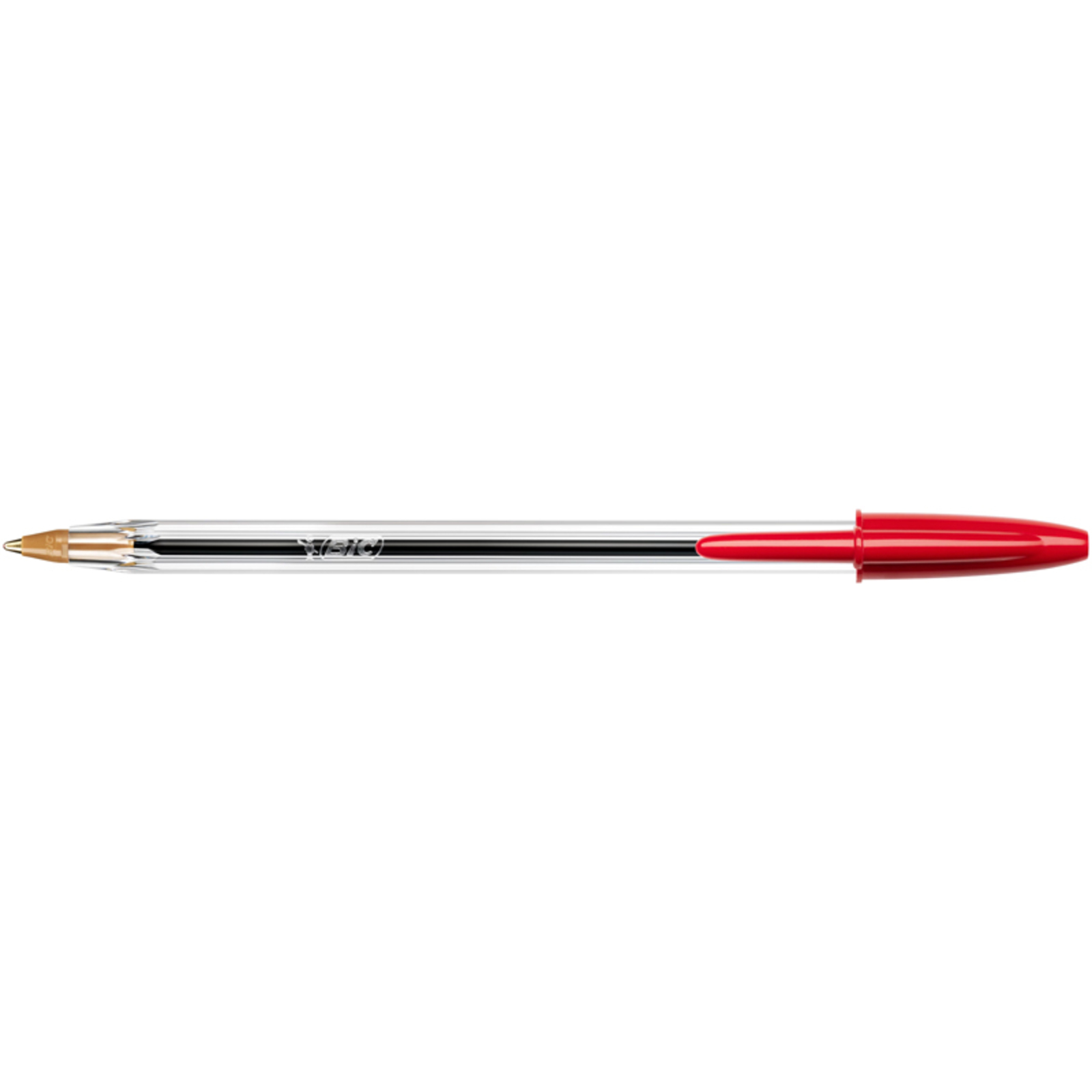 Cristal Medium Stylo Bille Rouge K Papeteries D Arvor