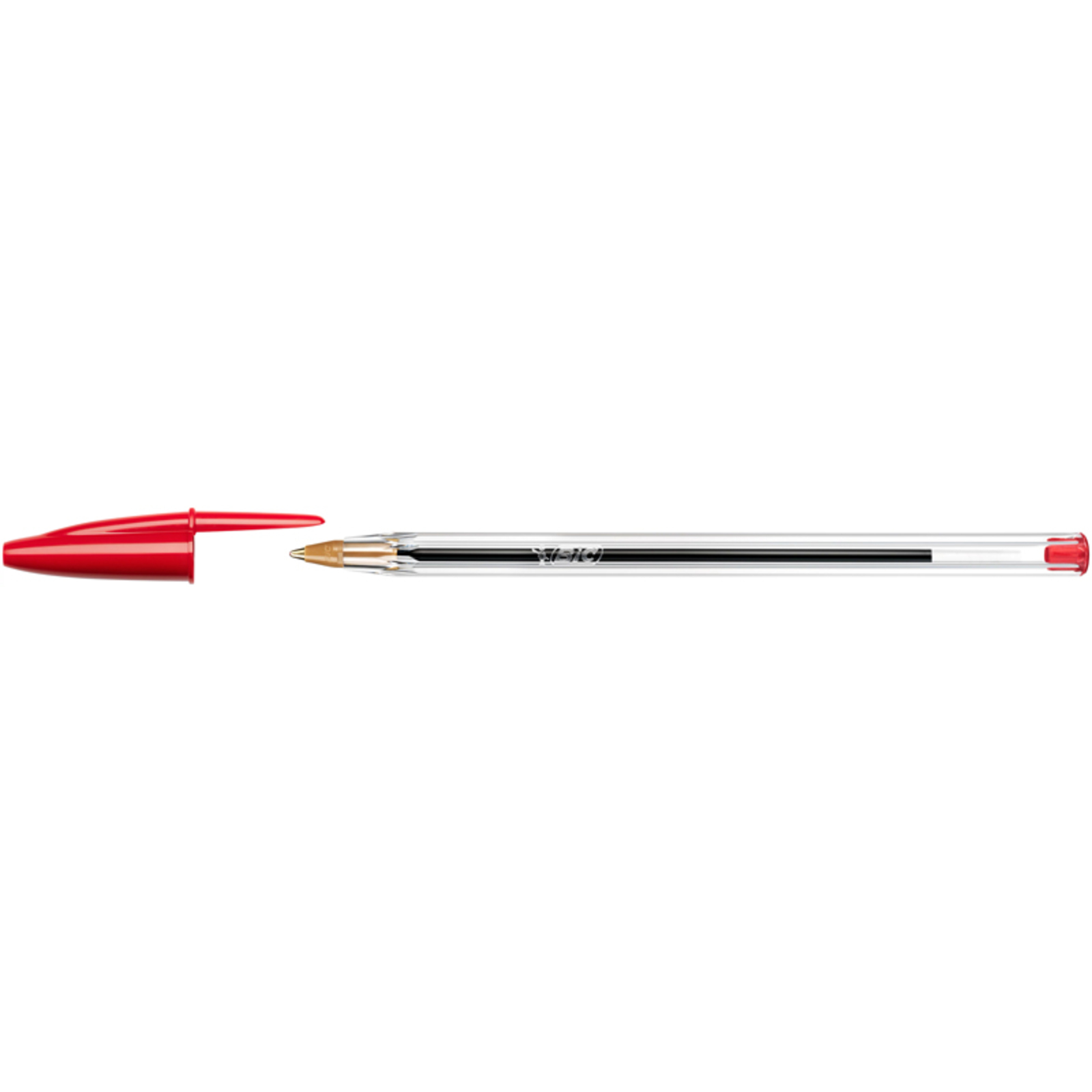 Cristal Medium Stylo Bille Rouge K Papeteries D Arvor