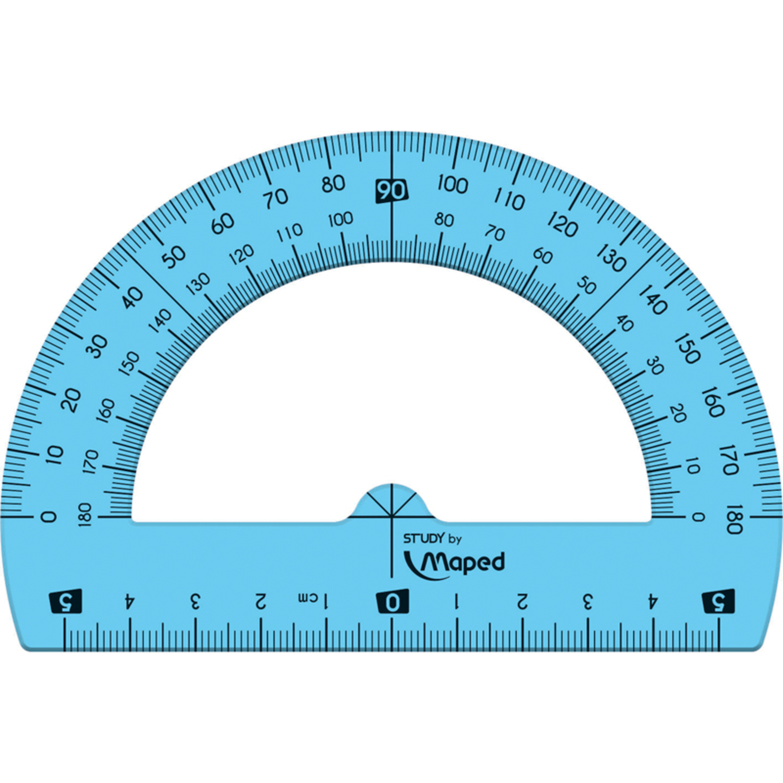 Rapporteur incassable 12 cm, 180° Maped Study