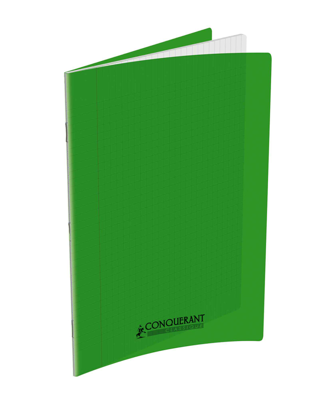 CAHIER POLYPRO VERT 90G 96 PAGES SÉYÈS 24X32 CONQUERANT K310131